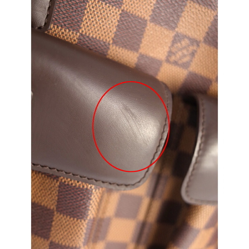 Louis Vuitton Damier Ebene Brown Manosque Tote Bag Pouch - Picture 6 of 8